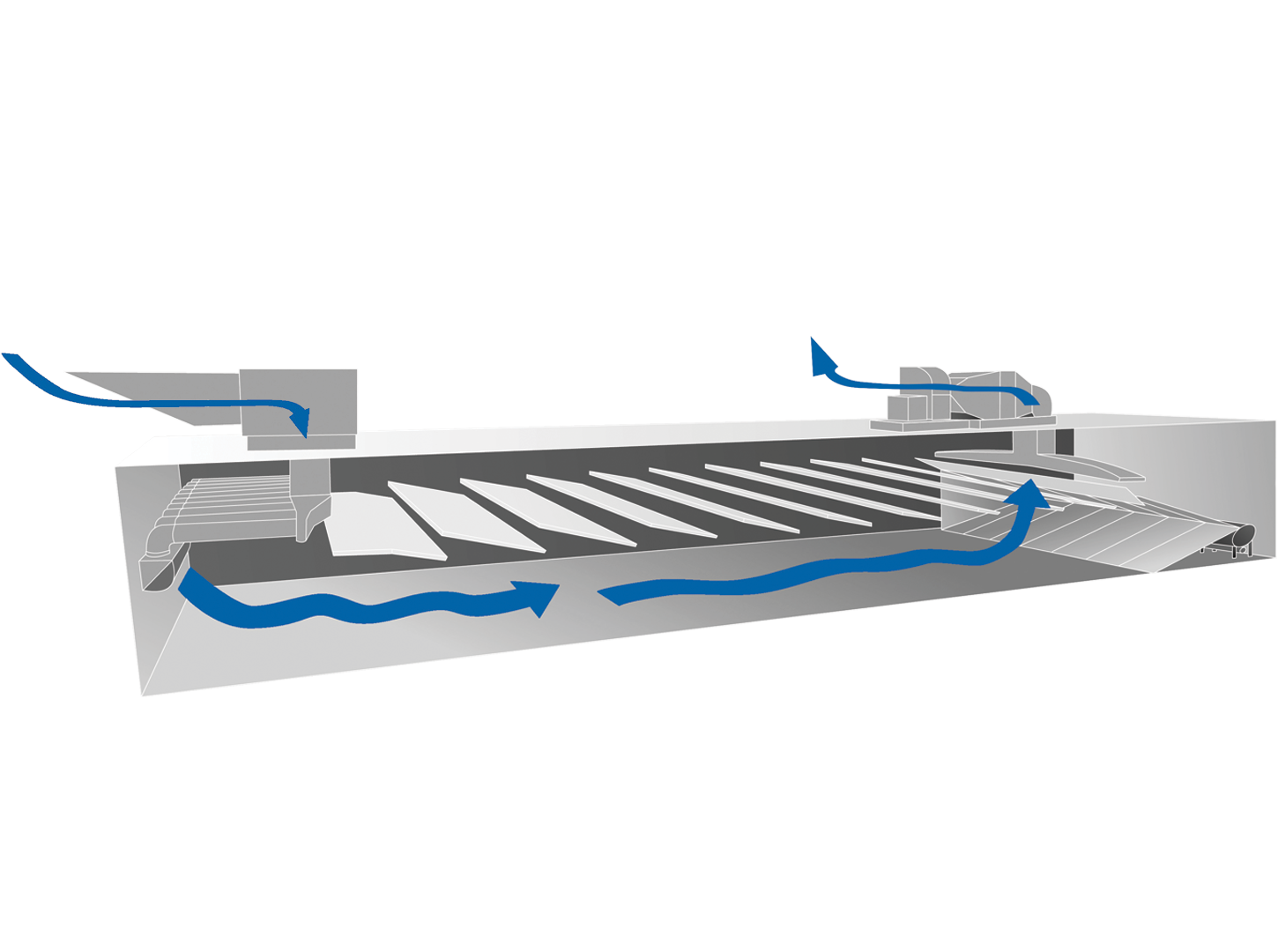 Diagram of a purge ventilation system
